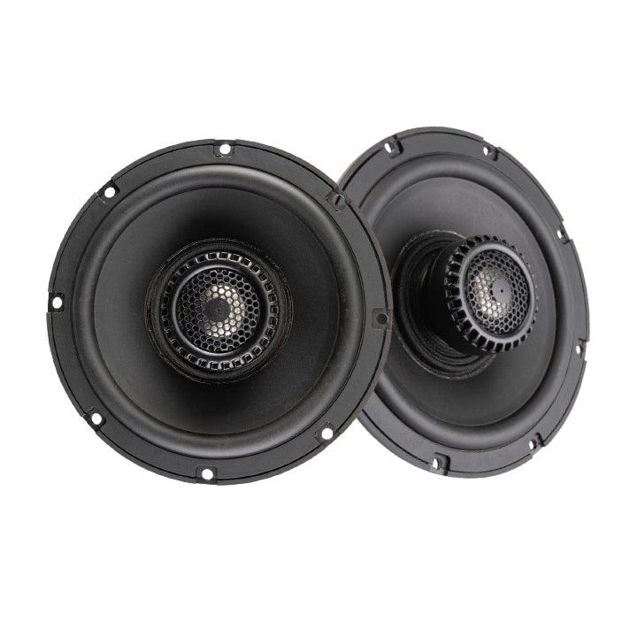IND.652 Precision Power Soundstream Motorcycle Audio 6.5" Premium Coaxial 2-Way Speakers for Indian Saddlebag Lid Kit (2 ohm) Pair