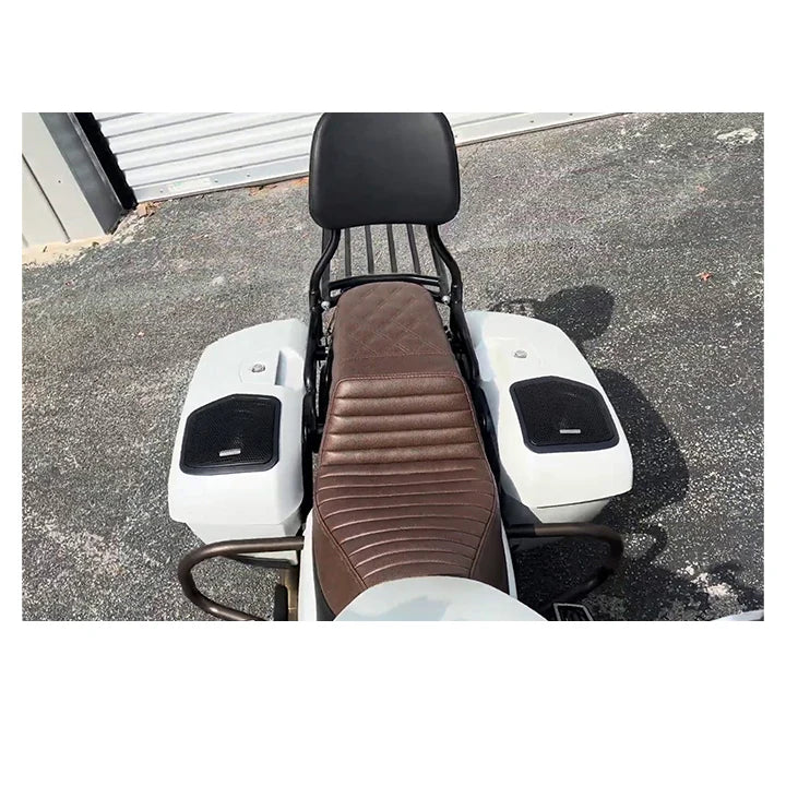 IND.SBS Precision Power Soundstream Motorcycle Audio Saddlebag Lid Speaker Install Kit for 2019+ Indian Motorcycles