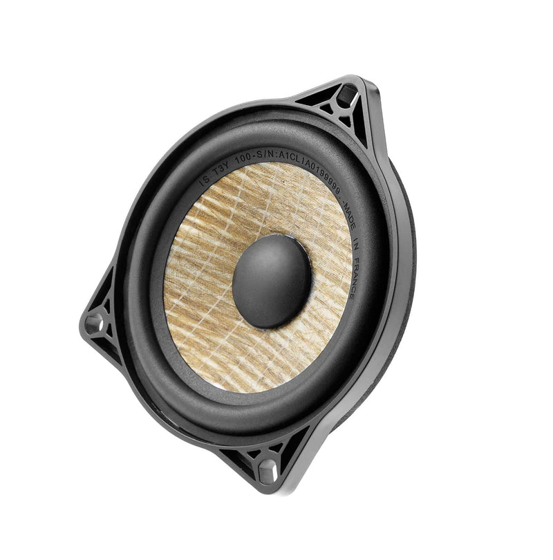IS T3Y 100 Focal Inside Flax 2-Way Component Speaker Upgrade Kit Plug & Play Compatible with Tesla Model 3 & Model Y, 50W RMS 4 Ohm (Pair)
