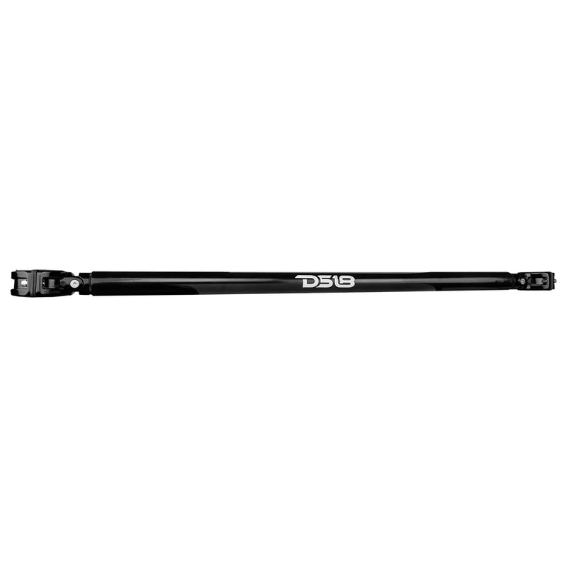 JK-TUBE/BK DS18 Black Jeep JK/JKU Wrangler Mounting Tube Bar for Audio Towers & Speaker Pods | Adjustable Roll Bar Clamp System