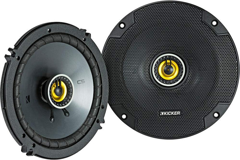 Kicker 6.5" CS Series car audio door speakers coaxial