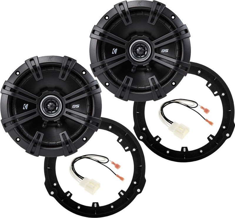 KICKER DS 6.5 rear door speaker upgrade kit for 2015-2024 Ford F150