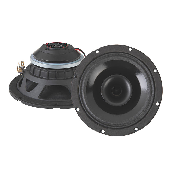 MAS.802HT Precision Power Soundstream Motorcycle Audio 8" High-Efficiency Horn-Loaded 2-Way Motorcycle Powersports Speakers (Factory Upgrade 2 ohm) Pair