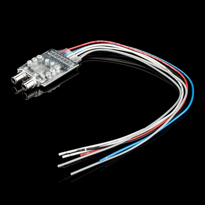 HLA-SLIM Mosconi 2 Channel LOC High Level Line Output Converter w/ 12v Remote Turn-On