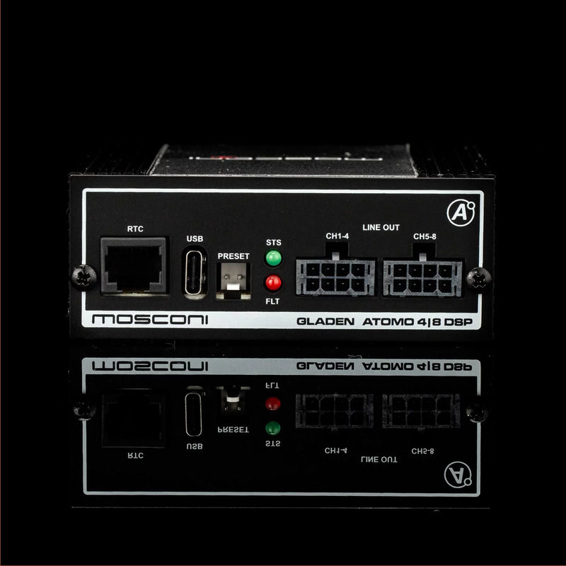 ATOMO 4|8 DSP Mosconi Atomo Line 8 Channel Digital Signal Processor 4ch Input 8ch Output Standalone DSP