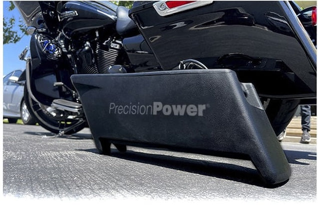 HD14.SBW Precision Power Soundstream Motorcycle Audio Saddlebag Powered Subwoofer Fits 2014+ Harley Davidson® Touring Models (Each Side Sold Individually) Installer-Friendly