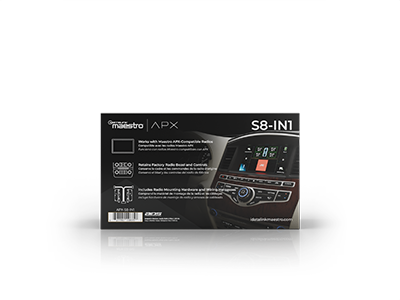 APX-S8-IN1 iDatalink Maestro Dash & Wiring Installation Kit for APX 8" Direct Replacement Radio | 2009-2017 Infinity & Nissan Vehicles