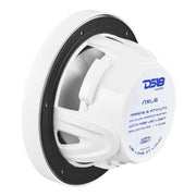Rear view of DS18 NXL-6 white marine speaker 