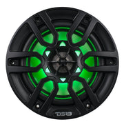Waterproof DS18 NXL-6/BK RGB marine audio speakers for Jeep and ATV