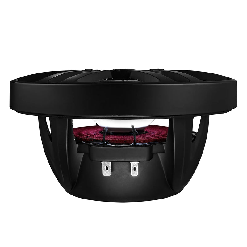 NXL-6/BK DS18 Black 6.5" 2-Way Marine Speakers with RGB LED Lights | 100W RMS Waterproof Coaxial Speakers 4 Ohm (Pair)