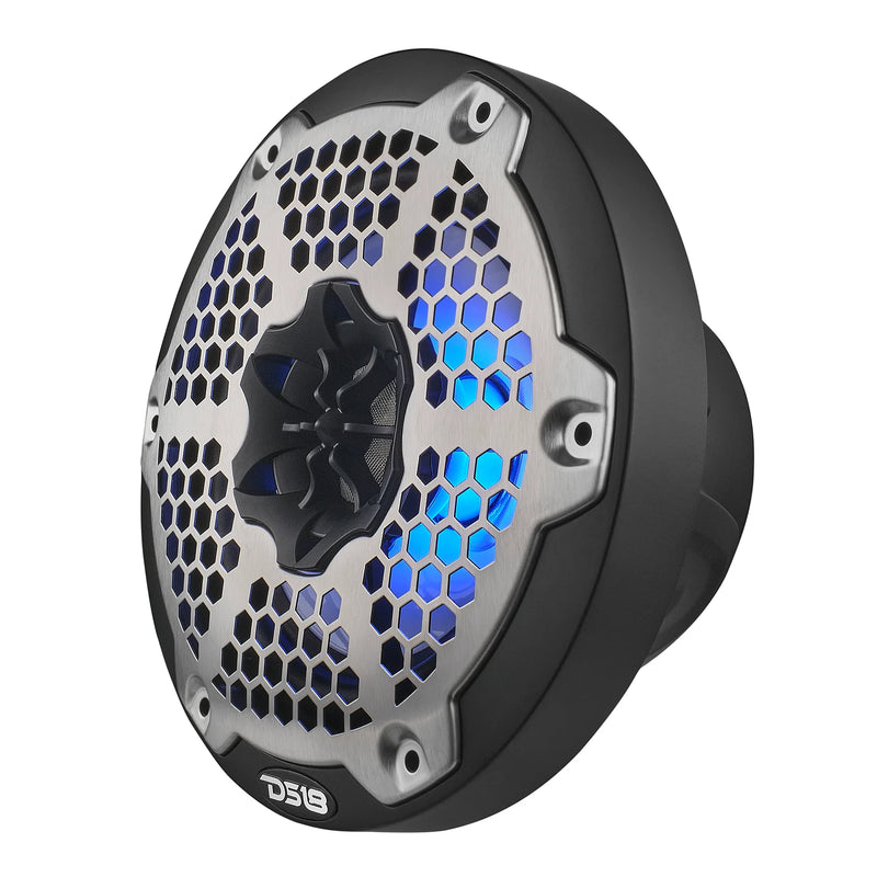 DS18 NXL Black Marine Speakers with RGB

