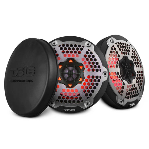 DS18 NXL-6M/BK Black Marine waterproof speakers pair