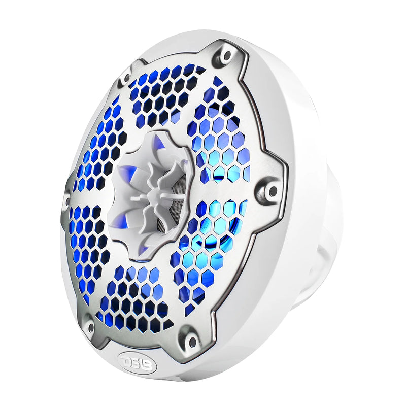 DS18 NXL-6M WH boat speakers with RGB lights