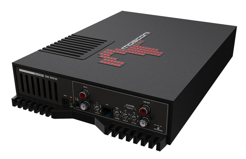 ONE 1|1000 Mosconi One Line Class D Mono Subwoofer Amplifier 1x600W 4 Ohm, 1x1000W 2 Ohm Car Audio Amplifier