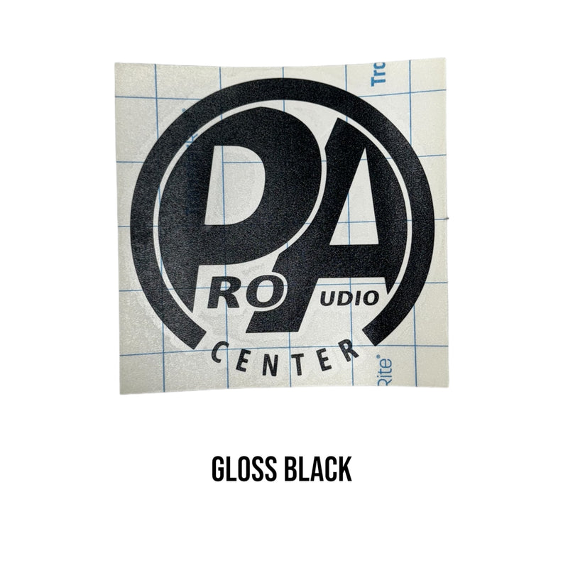 Pra Audio Logo Pro Audio Center Vinyl Cut Sticker 5