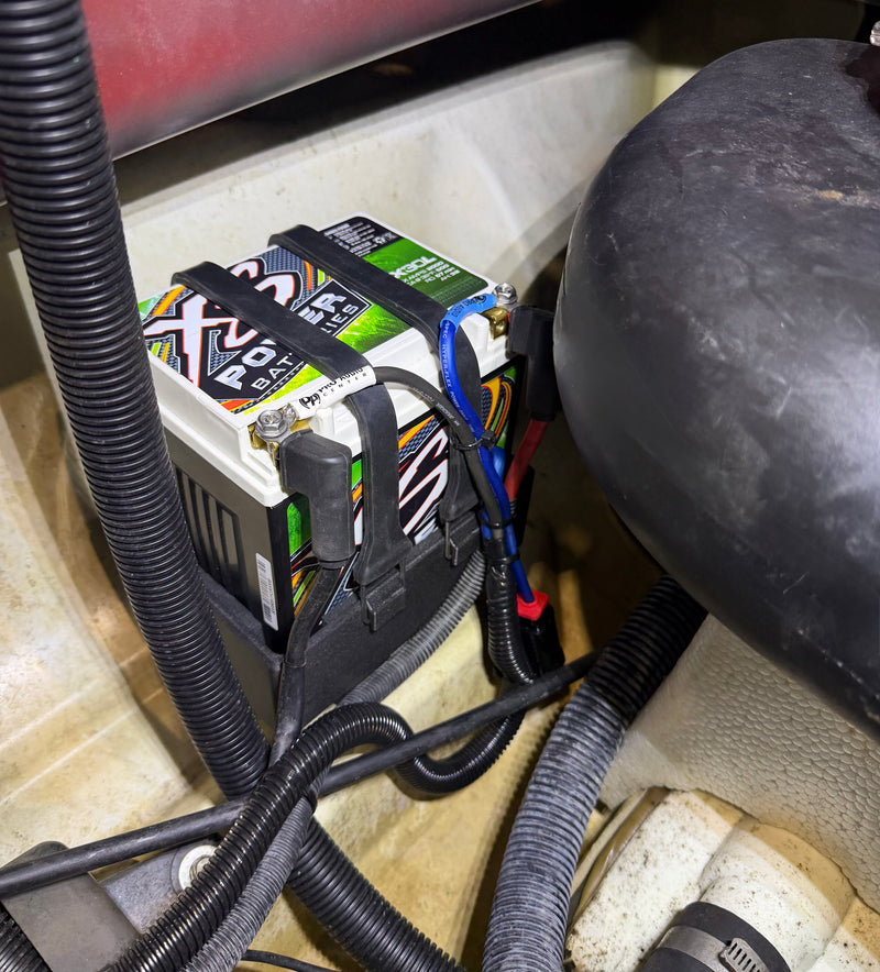 Upgraded XS Power AGM Battery installed in Yamaha WaveRunner  