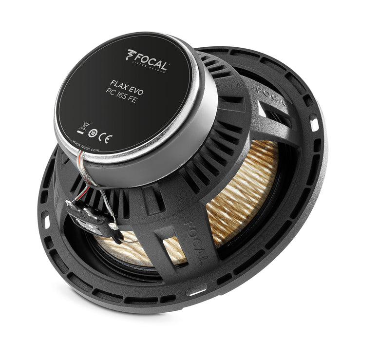 PC 165 FE Focal Flax Evo 6.5" 6 1/2 inch Coaxial 2 Way Speakers 70W RMS 4 Ohm Performance Car Audio (Pair)