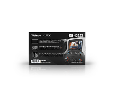 APX-S8-GM2 iDatalink Maestro Dash & Wiring Installation Kit for APX 8" Direct Replacement Radio | 2019-2023 Chevy Silverado GMC Sierra