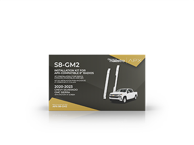 APX-S8-GM2 iDatalink Maestro Dash & Wiring Installation Kit for APX 8" Direct Replacement Radio | 2019-2023 Chevy Silverado GMC Sierra