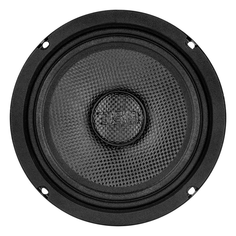 Close-up of DS18 PRO-CF6.4SL speaker cone and surround detail