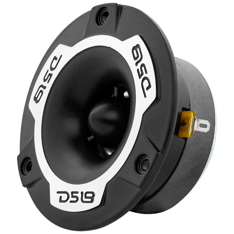 DS18 PRO-TWX1 Aluminum Super Bullet Tweeters Pair Silver