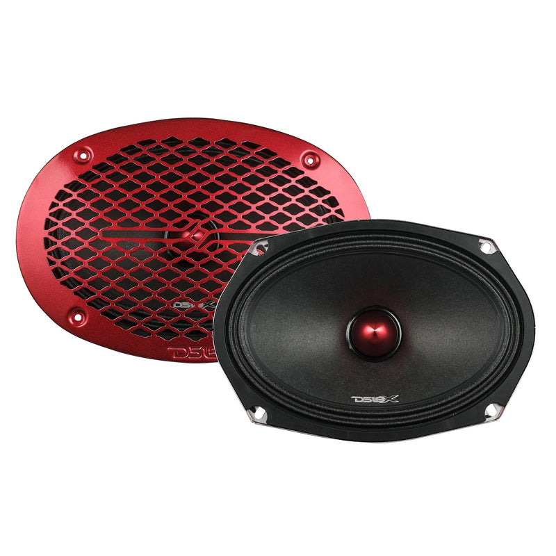 DS18 PRO-X694BM Car Audio 6x9 Speaker with Grill