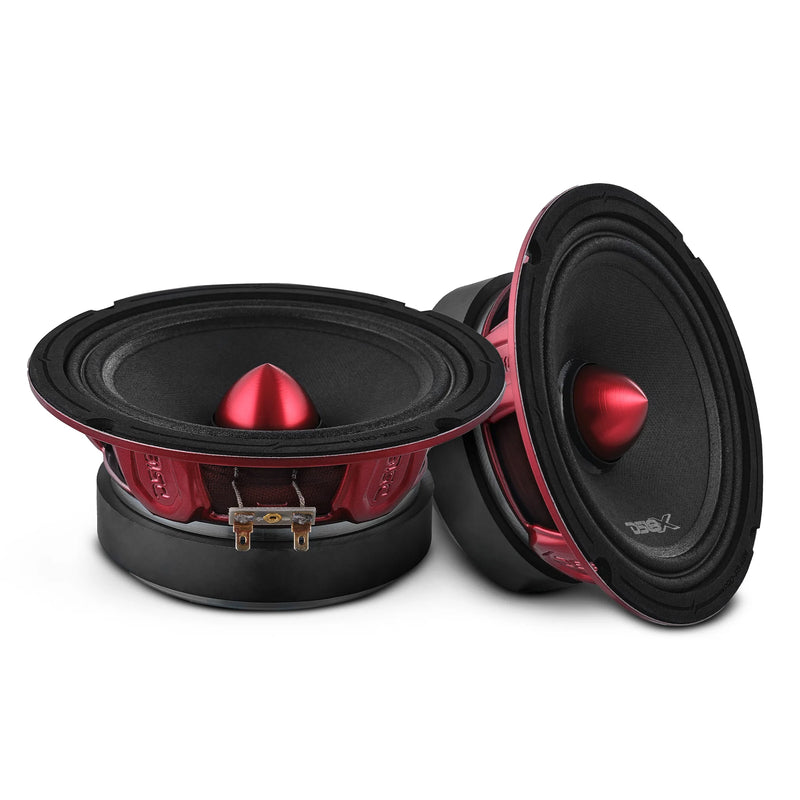 PRO-X6.4BMPK DS18 6.5" PRO Audio Component Speaker Package 500W RMS 1000W Max 4 Ohm | 2 Midrange Speakers + 2 Super Bullet Tweeters