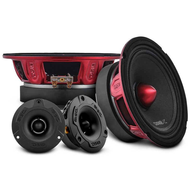 DS18 PRO-X6.4BMPK PRO Series speaker and tweeter kit