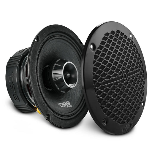 DS18 PRO-ZT6 6.5 Inch Pro Audio Midrange Speaker with Built-In Bullet Tweeter 225W RMS 4 Ohm