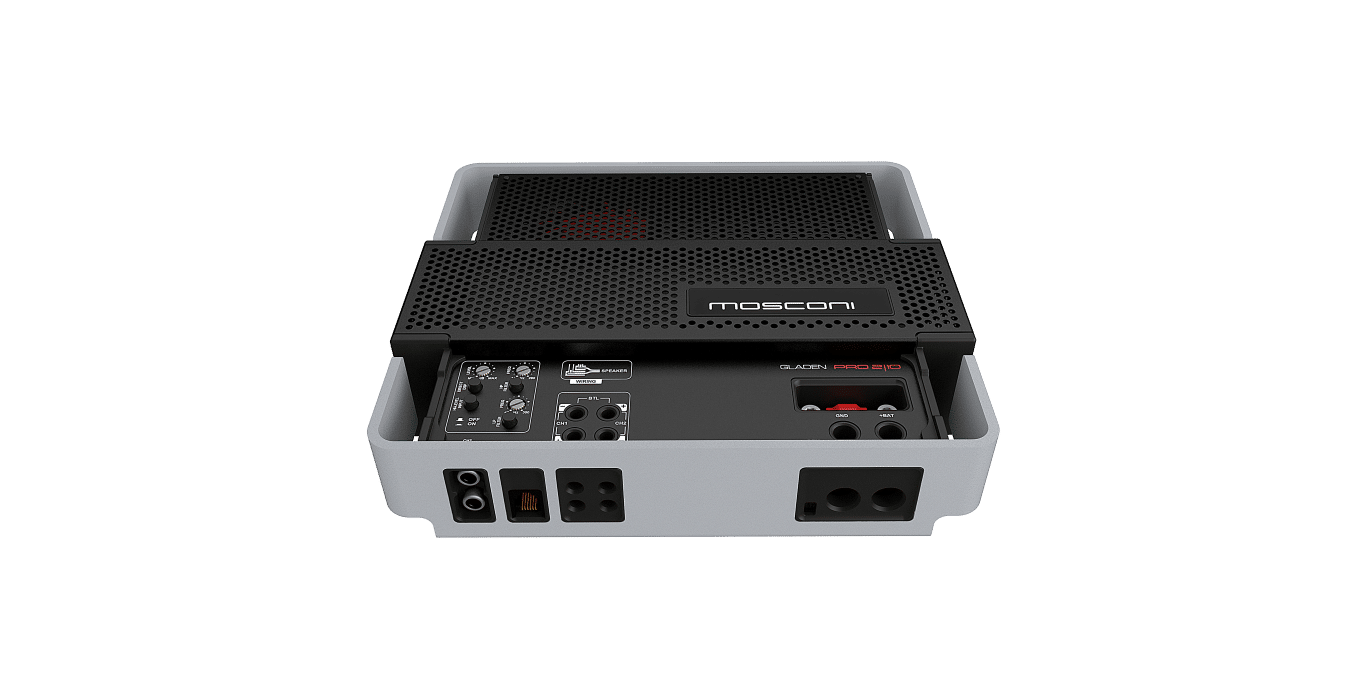 PRO 2|10 Mosconi Gladen Pro Line 2 Channel Class A/B Full Range Amplifier 2x240W 4 Ohm, 2x360W 2 Ohm, Car Audio Amplifier