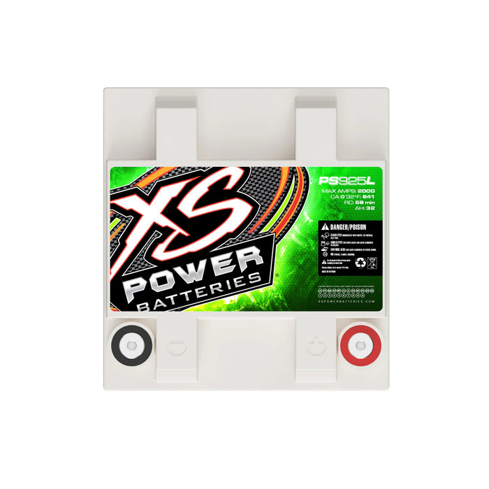 PS925L XS Power Powersports Battery 12V AGM 32Ah 2,000A Max 1000W/2000W