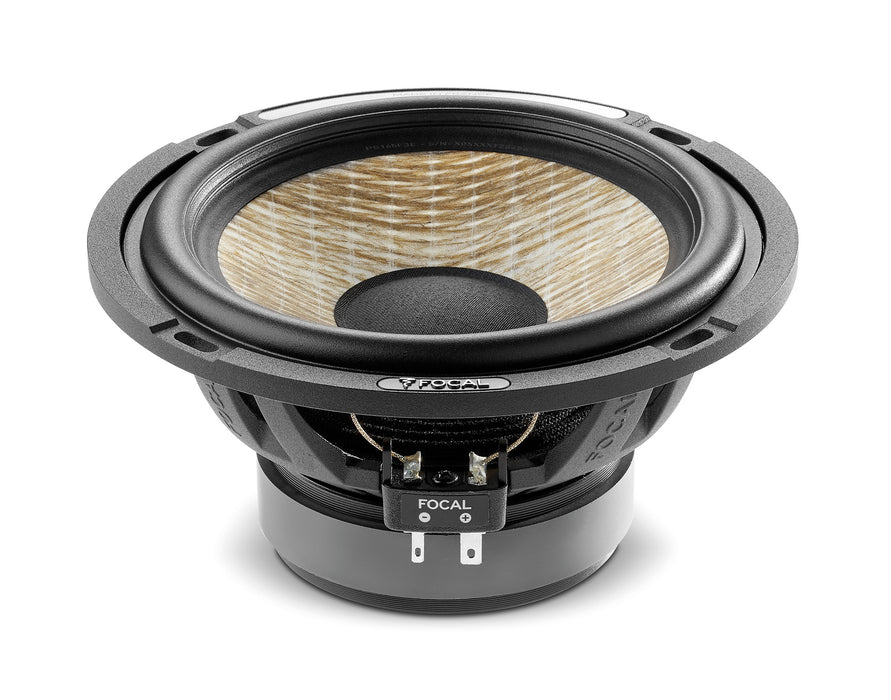 PS 165 F3E Focal Flax Evo 6.5" 3-Way Component Speakers Kit w/ 3" Midrange & M Dome Tweeters 80W RMS Performance Car Audio 4 Ohm (Pair)