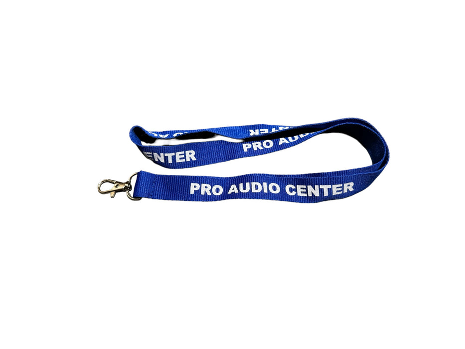 Pro Audio Center Keychain Lanyard PAC Logo (Blue)