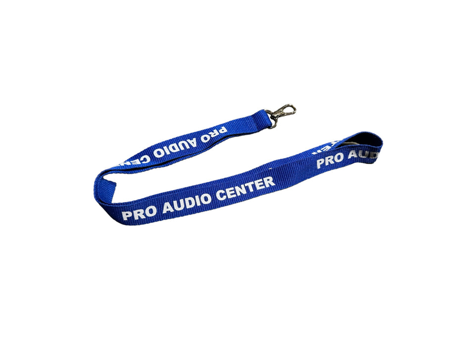 Pro Audio Center Keychain Lanyard PAC Logo (Blue)