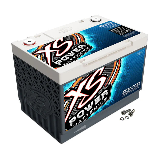 D3400R XS Power Battery 12V AGM D Series BCI Group 34R - 2500W / 4000W 80Ah 1150CA