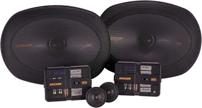 51KSS6904 KICKER KS Series 6x9 Inch Component Speakers 1" Inch Tweeters 150W RMS Car Audio 4 Ohm (Pair)