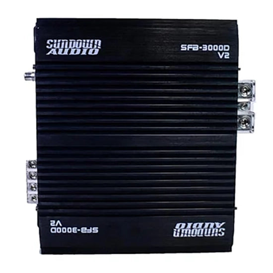 SFB-3000D Sundown Audio SFB Series 3000D Full Range Monoblock Amplifier 3000W RMS 1 OHM Stable