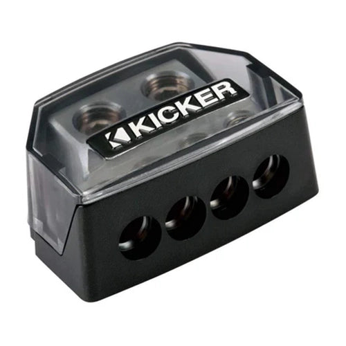 46DB4 KICKER Distribution Block, (2) 1-0/8AWG in, (4) 4/8AWG Out