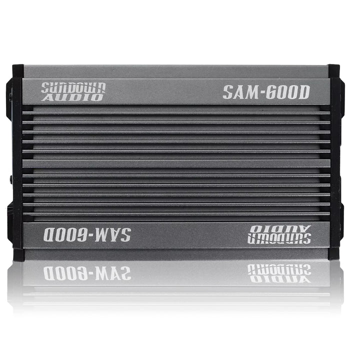 PS-SAMv2600 Sundown Audio Marine Powersports SAMv.2 600D Micro Subwoofer Mono Class D Amplifier 600W RMS 1 Ohm Waterproof IP67