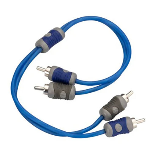 46KI203 KICKER K-Series 2-Channel RCA Interconnects, 0.3 Meter / 12 Inch