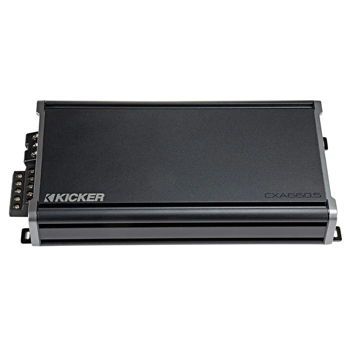 46CXA6605T KICKER CXA660.5 660W RMS 90x4/300x1 5-Channel Car Audio Amplifier Class A/B + Class D Amp