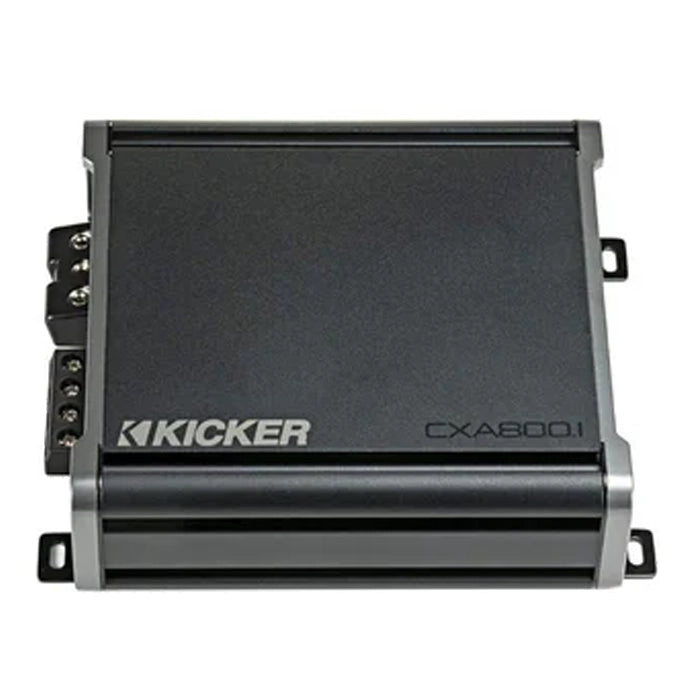 46CXA8001T KICKER CXA800.1 800 Watt RMS Mono Class D Car Audio Subwoofer Amplifier 1600W Peak 1 Ohm Stable