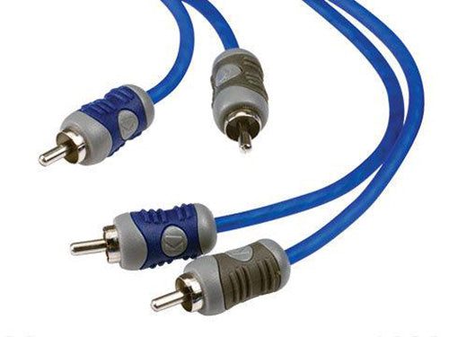 46KI24 KICKER K-Series 2-Channel RCA Interconnects, 4.0 Meter