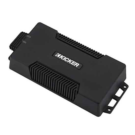 48PXA4004 KICKER PXA400.4 400W RMS 4x100 Powersports 4 Channel Amplifier Waterproof IP67