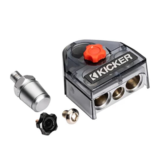 50BT4S KICKER Warhorse WXA Series Positive/Negative Battery Terminal with Side Post Adapter, 4 Output