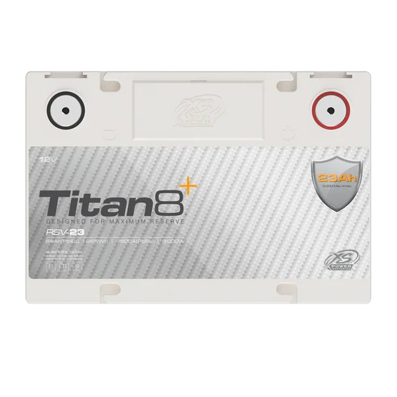 RSV-23 XS Power Battery Titan8 12V Lithium LTO Titanate 69aH Equivalent 5,000 Watts Max - BCI Group 34