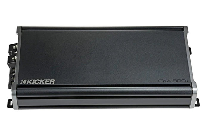 46CXA18001T KICKER CXA1800.1 1800 Watt RMS Mono Class D Car Audio Subwoofer Amplifier 3600W Peak 1 Ohm Stable