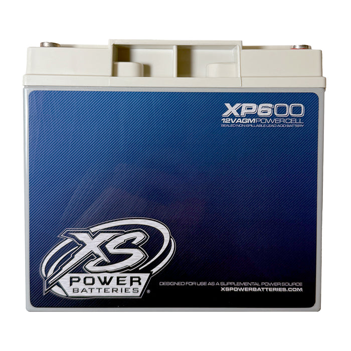 XP600 XS Power 12V AGM Secondary Reserve Battery 20aH 600A Max Deep Cycle Supplemental