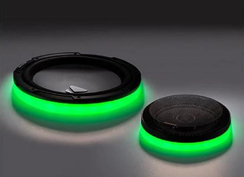 47KLSR8 KICKER 8" Weather Proof RGB LED Lighted Speaker Rings for KM8 Marine Coax Speakers (Pair)