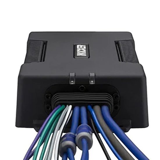 48PXA4004 KICKER PXA400.4 400W RMS 4x100 Powersports 4 Channel Amplifier Waterproof IP67
